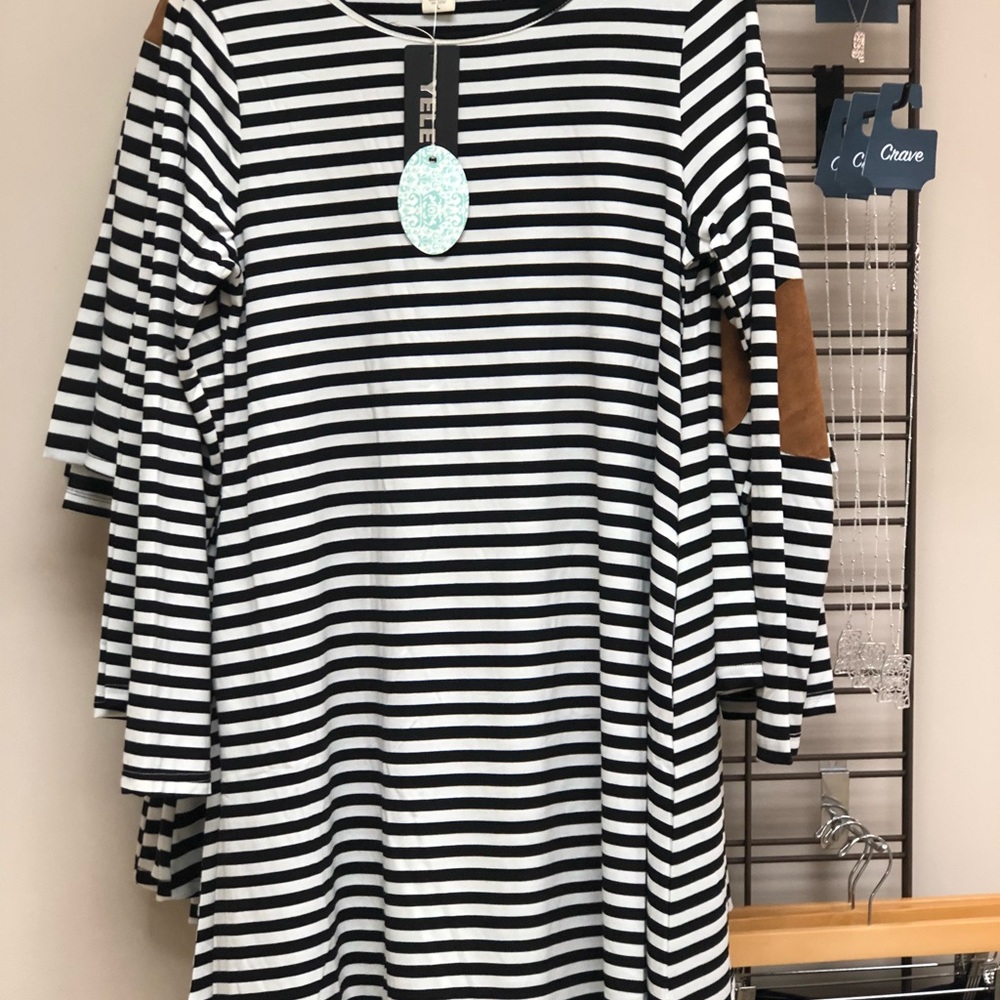 Black and white stripped Dress